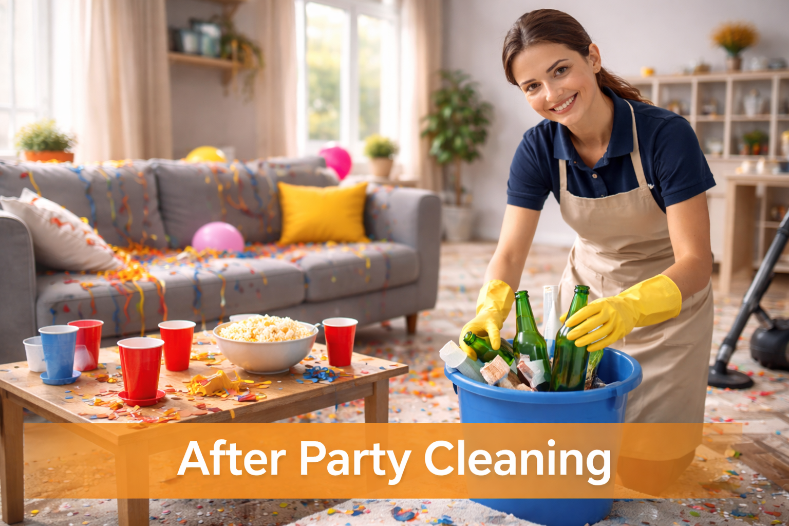 after party cleaning